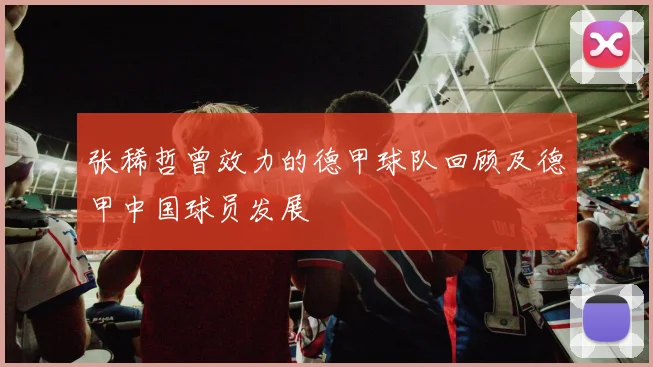 张稀哲曾效力的德甲球队回顾及德甲中国球员发展